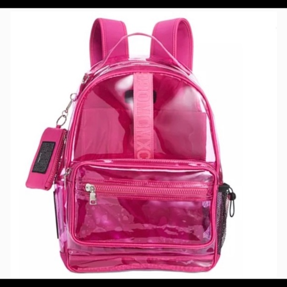 steve madden clear backpack
